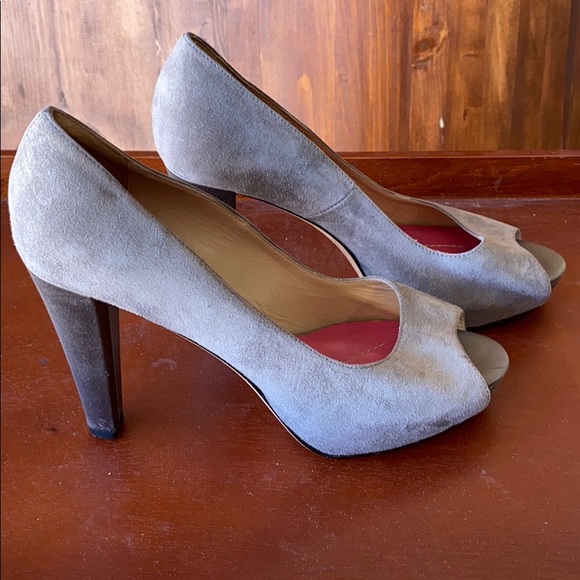 Kate Spade Grey open toe high heels - Picture 3 of 5